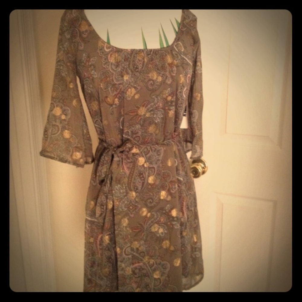 NWT Taupe Sundress